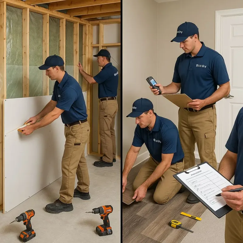Repairs and Reconstruction process in Norwich, CT